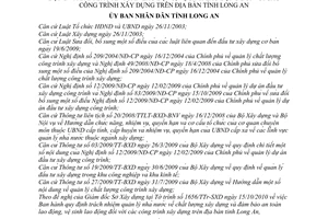 Quyết định 44/2010/QĐ-UBND Quy định trách nhiệm quản lý nhà nước