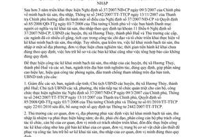 Chỉ thị 45/2010/CT-UBND kê khai minh bạch tài sản thu nhập Thừa Thiên Huế