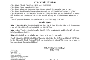 Quyết định 21/2010/QĐ-UBND  Quy chế tổ chức tiếp công dân, xử lý đơn thư