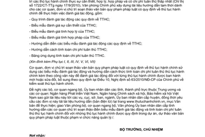 Công văn 7416/VPCP-TCCV tài liệu hướng dẫn đánh giá tác động