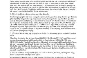 Công văn 6890/BGDĐT-KHTC hướng dẫn quản lý, sử dụng các khoản đóng góp tự nguyện