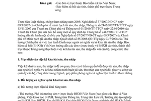 Công văn 4568/BHXH-TCCB hướng dẫn kê khai tài sản, thu nhập cán bộ, công chức