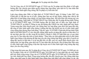 Công văn 3842/BTP-BTTP hướng dẫn việc chuyển giao thẩm quyền chứng thực hợp đồng