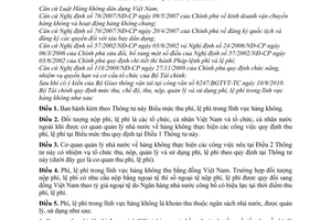 Thông tư 169/2010/TT-BTC mức thu chế độ thu nộp quản lý sử dụng