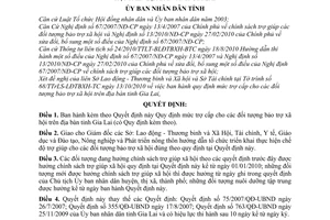 Quyết định 24/2010/QĐ-UBND mức trợ cấp cho đối tượng bảo trợ xã hội