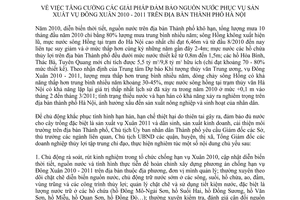 Chỉ thị 21/CT-UBND tăng cường giải pháp đảm bảo nguồn nước phục vụ sản xuất