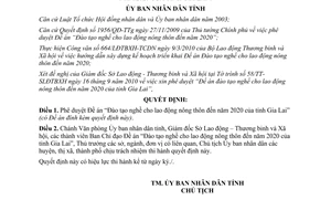 Quyết định 755/QĐ-UBND  phê duyệt Đề án Đào tạo nghề cho lao động nông thôn