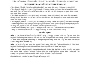 Quyết định 2475/QĐ-UBND phê duyệt Đề án thực hiện cơ chế một cửa liên thông