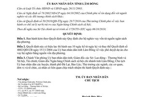 Quyết định 41/2010/QĐ-UBND hộ nghèo vay vốn từ nguồn ngân sách địa phương