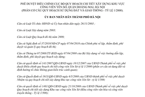 Quyết định 5617/QĐ-UBND 2010 Điều chỉnh Quy hoạch xây dựng khu Công viên Yên Sở Hoàng Mai Hà Nội