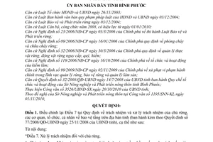 Quyết định 68/2010/QĐ-UBND điều chỉnh Quyết định 77/2008/QĐ-UBND