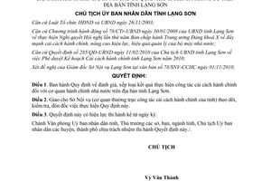 Quyết định 1787/QĐ-UBND năm 2010 đánh giá xếp loại kết quả cải cách hành chính Lạng Sơn