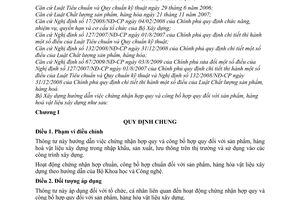 Thông tư 21/2010/TT-BXD hướng dẫn chứng nhận công bố hợp quy sản phẩm, hàng hoá