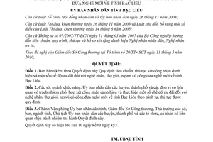 Quyết định 19/2010/QĐ-UBND công nhân danh hiệu và ưu đãi nghệ nhân thợ giỏi