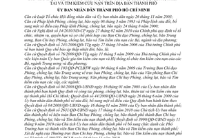 Quyết định 5134/QĐ-UBND công tác trực ban phòng, chống lụt, bão