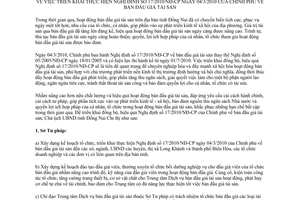 Chỉ thị số 22/CT-UBND năm 2010 bán đấu giá tài sản Đồng Nai