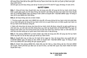 Quyết định 2691/QĐ-UBND sửa đổi bộ thủ tục hành chính