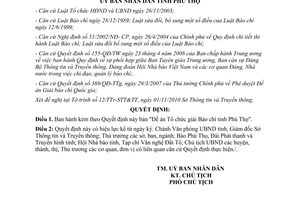 Quyết định 3793/2010/QĐ-UBND Đề án Tổ chức giải Báo chí tỉnh Phú Thọ