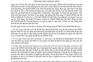 Thông báo 254/TB-BXD nội dung buổi làm việc giữa Bộ Xây dựng