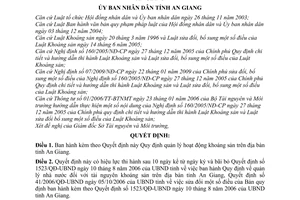 Quyết định 56/2010/QĐ-UBND quản lý hoạt động khoáng sản