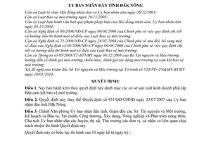 Quyết định 39/2010/QĐ-UBND Danh mục cơ sở sản xuất kinh doanh phải lập Bản