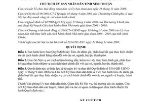 Quyết định 2587/QĐ-UBND năm 2010 Tiêu chí đánh giá phân loại kết quả thực hiện