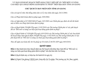 Quyết định 2235/QĐ-UBND 2010 đổi mới hoạt động giám định tư pháp An Giang