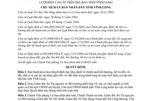 Quyết định 2609/QĐ-UBND 2010 bồi thường hỗ trợ đất nhà ở trong hành lang an toàn lưới điện