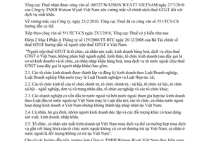 Công văn 4506/TCT-CS chính sách thuế giá trị gia tăng đối với dịch vụ xuất khẩu