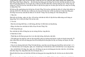 Công văn 7758/BGDĐT-GDDT năm 2010 giao lưu Tiếng Việt học sinh dân tộc thiểu số