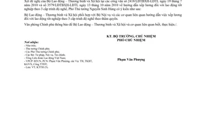 Công văn 8411/VPCP-KTTH hướng dẫn xếp lương lao động tốt nghiệp 3