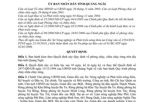 Quyết định 30/2010/QĐ-UBND phòng cháy, chữa cháy rừng