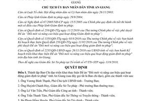 Quyết định 2276/QĐ-UBND 2010 ban Chỉ đạo Đổi mới giám định tư pháp An Giang