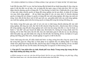 Chỉ thị 03/CT-BTNMT chấn chỉnh tăng cường công tác quản lý nhà nước