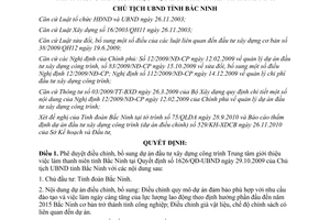 Quyết định 1763/QĐ-UBND đầu tư xây dựng Trung tâm giới thiệu việc làm Bắc Ninh 2010