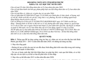 Nghị quyết 16/2010/NQ-HĐND Đề án tăng cường công tác bảo vệ, chăm sóc trẻ em