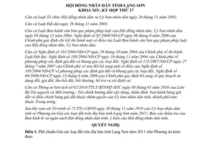 Nghị quyết 26/2010/NQ-HĐND phê chuẩn phương án giá đất