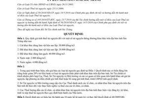 Quyết định 33/2010/QĐ-UBND giá tính thuế tài nguyên