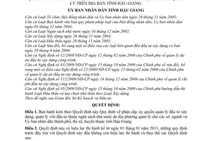 Quyết định 30/2010/QĐ-UBND  phân cấp ủy quyền quản lý đầu tư xây dựng