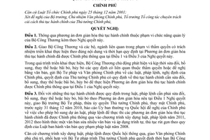 Nghị quyết 59/NQ-CP đơn giản hóa thủ tục hành chính