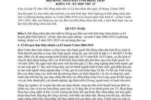 Nghị quyết 35/2010/NQ-HĐND phương hướng nhiệm vụ 5 năm Đồng Tháp