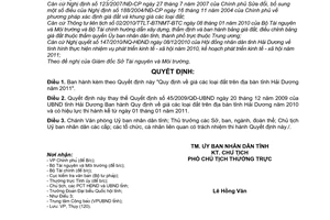 Quyết định 30/2010/QĐ-UBND giá đất trên địa bàn tỉnh Hải Dương