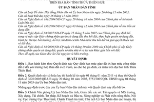 Quyết định 51/2010/QĐ-UBND hạn mức giao đất ở; hạn mức công nhận đất ở