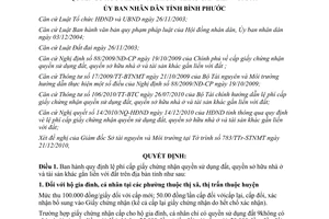 Quyết định 72/2010/QĐ-UBND quy định lệ phí cấp giấy chứng nhận quyền sử dụng đất