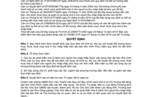 Quyết định 38/2010/QĐ-UBND trình tự, thủ tục xét duyệt mua nhà ở thu nhập thấp