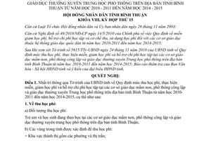 Nghị quyết 100/2010/NQ-HĐND quy định mức thu học phí thực hiện miễn giảm học phí