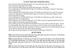 Quyết định 40/2010/QĐ-UBND phân cấp quản lý nhà nước  chất lượng công trình xây