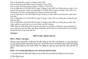 Thông tư 22/2010/TT-BTP đăng ký, cung cấp thông tin trực tuyến
