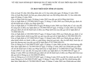 Quyết định 64/2010/QĐ-UBND Quản lý Nhà nước giá