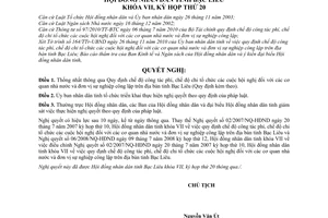 Nghị quyết 17/2010/NQ-HĐND  chế độ công tác phí, chi tổ chức hội nghị